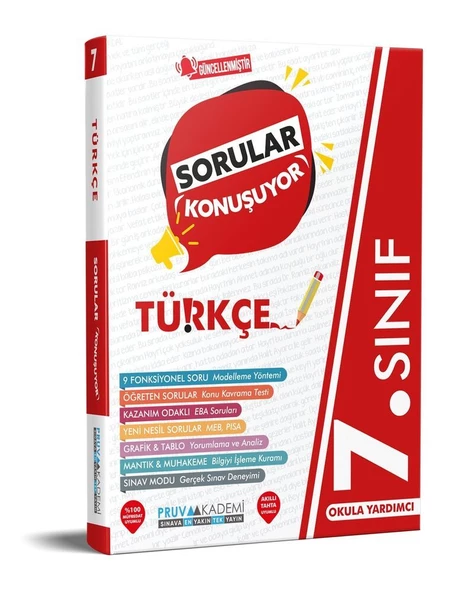 7. Sınıf Türkçe Sorular Konuşuyor Soru Bankası ürün görseli 1