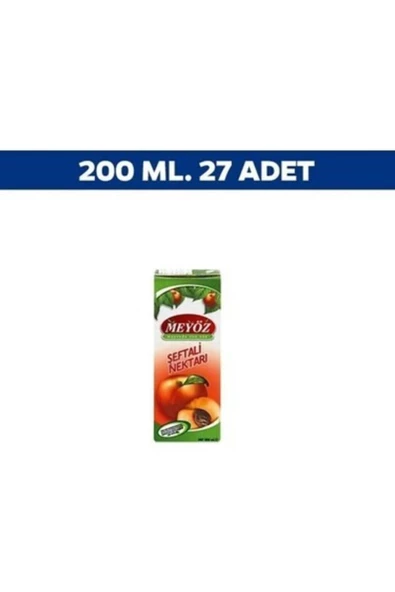Meyöz Şeftali Meyve Suyu 27 X 200 Ml ürün görseli 1