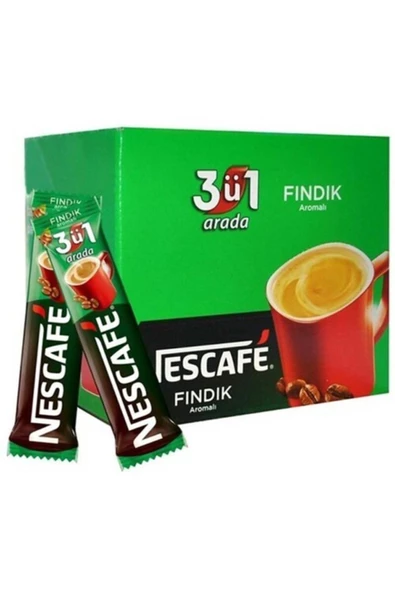 Nescafe 3ü 1 Arada Fındıklı Kahve 17 gr X 48 Adet ürün görseli 1