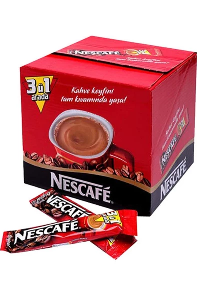 Nescafe 3'ü 1 Arada 48 Adet Hazır Kahve ürün görseli 1