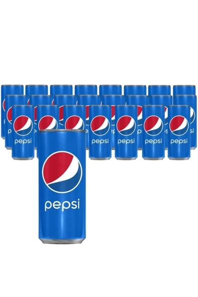 Pepsi 250 ml Kutu 24'lü ürün görseli 1