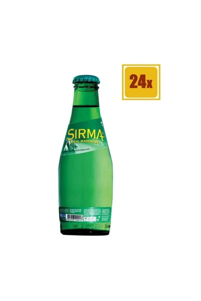 Sırma Doğal Mineralli Maden Suyu 200ml (24 lü Koli) ürün görseli 1