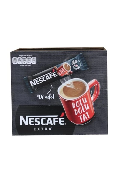 Nescafe 3'ü 1 Arada Extra 48 X 16,5 gr ürün görseli 1