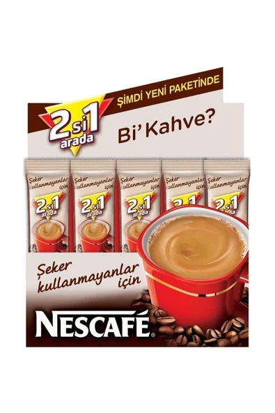 Nescafe 2 +1 Şekersiz Kahve 10 Gr ürün görseli 1
