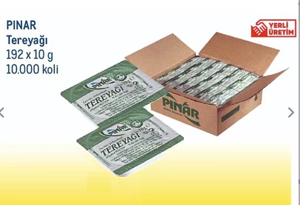 Pınar Piknik Tereyağı 10 Gr 192'li ürün görseli 1