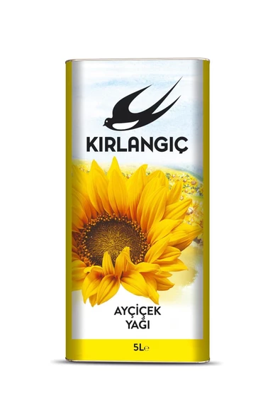 Kırlangıç 5 Lt Teneke Ayçiçek Yağı - Resim 2