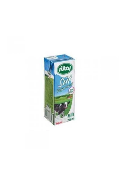 Sütaş Yarım Yağlı Süt 27 x 200 ml ürün görseli 1