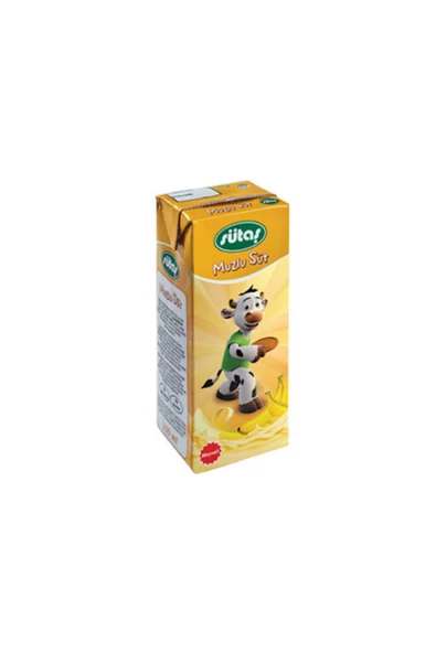Sütaş Muzlu Süt 180ml 27 Adet - Resim 2