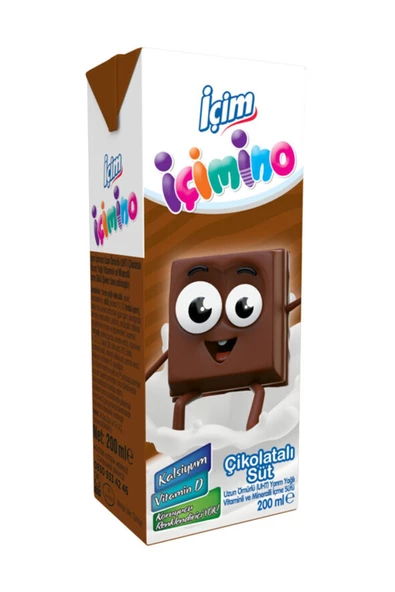 İçimino Çikolatalı Süt 200 ml 27 ADET ürün görseli 1