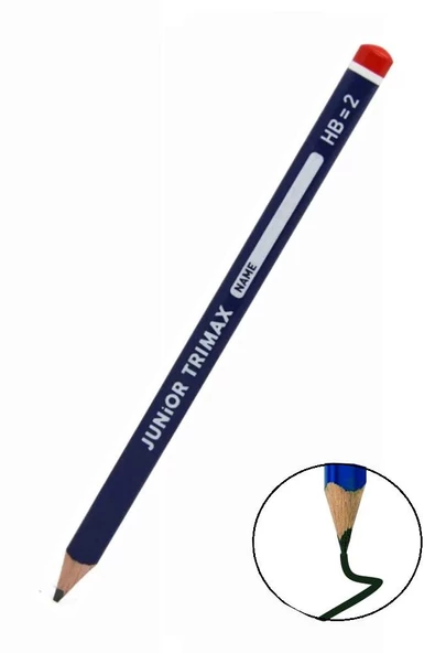 Jumbo Kurşun Kalem 1 Adet Alpino Junior Trimax HB Üçgen Kolay Tutuş Dereceli Kalem Kurşun Kalem ürün görseli 1