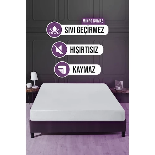 Mikro Fitted Su Sıvı Geçirmez Yatak Koruyucu Alez 140x200cm ürün görseli 1