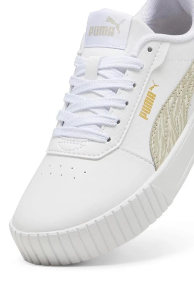 Puma Carina 2.0 Zebra Jr 399397 01 Kadın Sneaker Ayakkabı Beyaz 36-40 ürün görseli 1