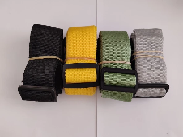 4 Adet Renkli Valiz Kemeri 4 cm - Resim 2