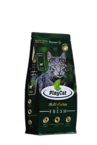 Playcat Gurme Yetişkin Kedi Maması 15kg ürün görseli 1
