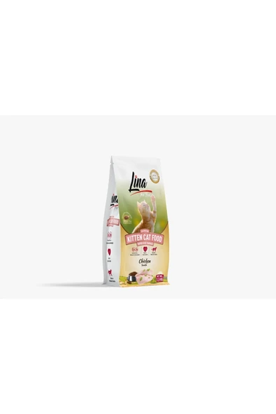 Lina Yavru Kediler Için Yüksek Proteinli Karışık Mama 15 kg ürün görseli 1