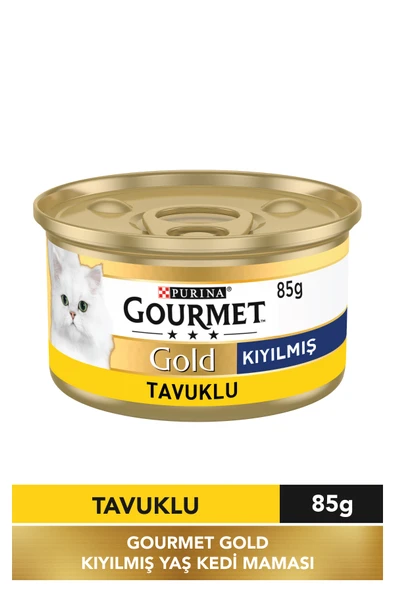 Gourmet Gold Kıyılmış Tavuklu Kedi Konservesi 85 gr ürün görseli 1