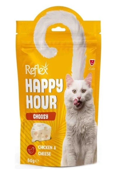 Reflex Happy Hour Tavuklu Peynirli Kedi Ödül Maması 60 gr CB10336 ürün görseli 1