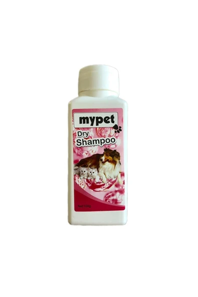 Mypet Premium Tüy Dökülmesi Karşıtı Doğal İçerikli Kedi ve Köpek için Pudralı Toz Kuru Şampuan 100g ürün görseli 1