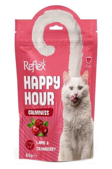 Reflex Happy Hour Sakinleşmeyi Destekleyici Kedi Ödül Maması 60 gr ürün görseli 1