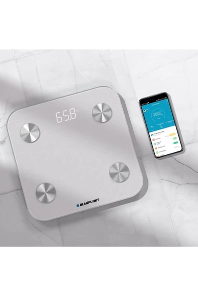 Blaupunkt SW500 Body Master Smart Beyaz Baskül - Resim 4