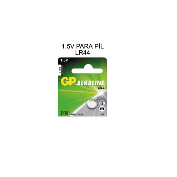 GP 1,5V PARA PİL LR44 ALKALIN V13GA - GPA76 ürün görseli 1