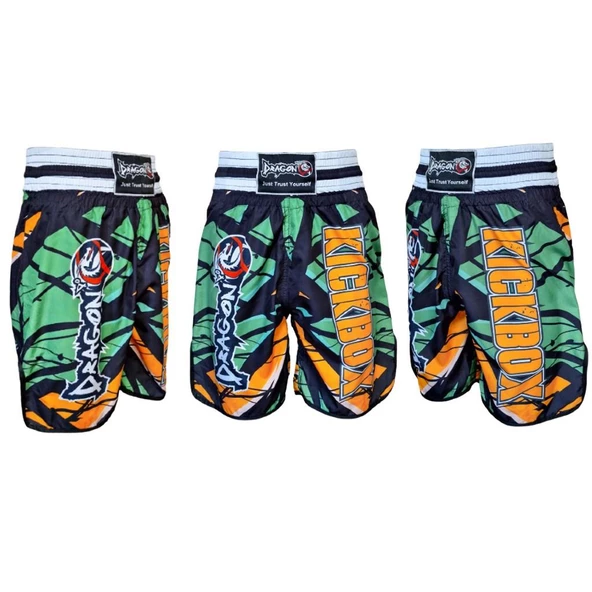 DragonDo KB245 Kick Boks Şortu Kick Boxing Antrenman Şortu Dijital Baskılı Desenli Şort ürün görseli 1