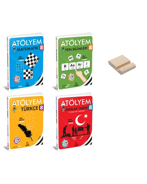 LGS 8. Sınıf Matematik Fen Türkçe ve İnkılap Atölyem 4lü Set ürün görseli 1