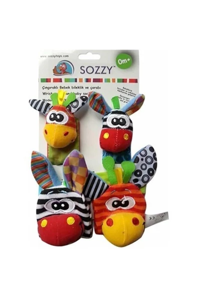 Sozzy Toys Çıngıraklı Çorap Ve Bileklik Seti Szy101 ürün görseli 1