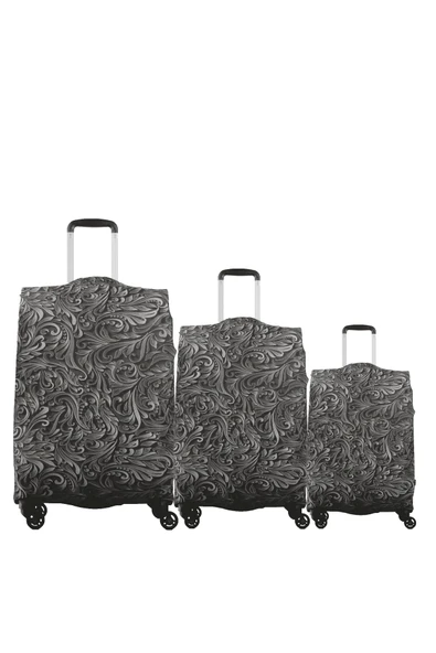 My 01 Çiçek Desen VALİZ KILIFI / BAVUL KORUYUCU ÖRTÜSÜ Büyük, Orta, Kabin Boy Set ürün görseli 1