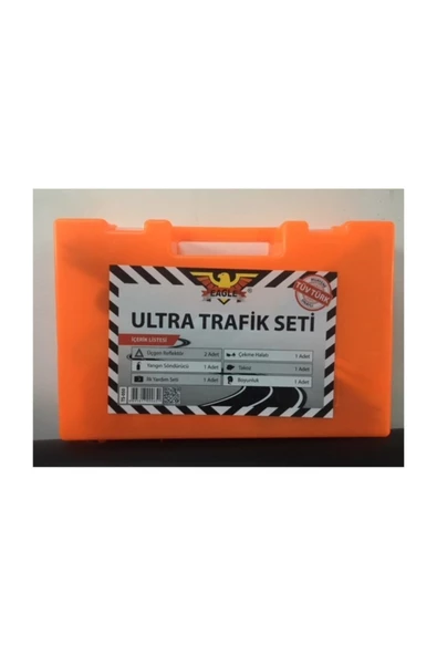 AÇIK OTOMOTİV Trafik Seti Tüv Türk  Muayene Onaylı Yangın Söndürücülü ürün görseli 1