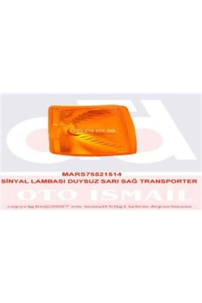 Mars Sinyal Lambası Duysuz Sarı Sağ Transporter T4 90-96 ürün görseli 1