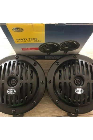 Hella Dl50 Süperton Korna Ikili Set 12 Volt Yeni Model Perçinli ürün görseli 1