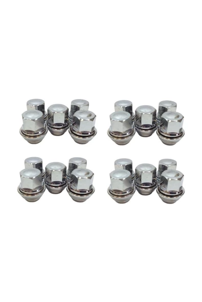 OEM Kuga Bijon Somunu Krom Yüksüklü 20 Adet 19 mm ürün görseli 1