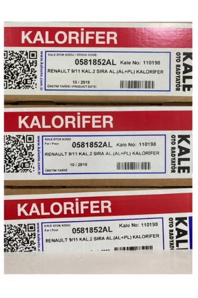KALE 7701027040- 0581852al Kalorifer Radyatoru R9-r11 ürün görseli 1