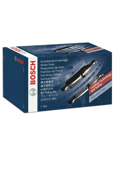 Bosch Peugeot Partner Tepee 1.6 Hdı 16v 2008-2016 Uyumlu Ön Fren Balatası ürün görseli 1