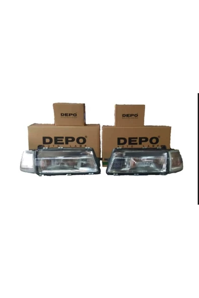 Depo KARAGÖZ Opel Vectra A Far Komple 93-95 Sağ Sol Far Sinyal Kit Depo ürün görseli 1