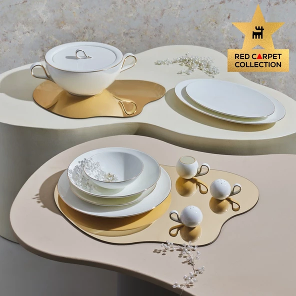 Karaca Fine Pearl Extra Chanak 62 Parça 12 Kişilik Yemek Takımı ürün görseli 1