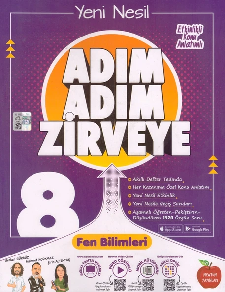 NEWTON 8.SINIF ADIM ADIM FEN BİLİMLERİ ürün görseli 1