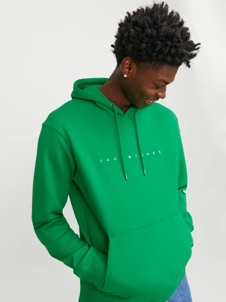 JACK JONES Erkek Kapüşonlu Sweatshirt 12233972 - Resim 7