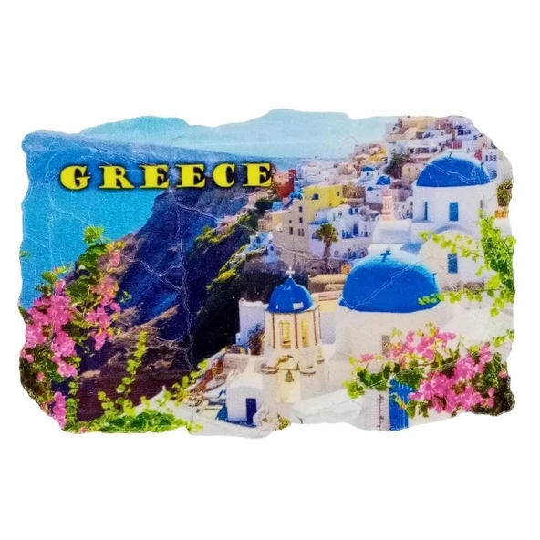 Yunanistan Temalı Fresco Magnet ürün görseli 1