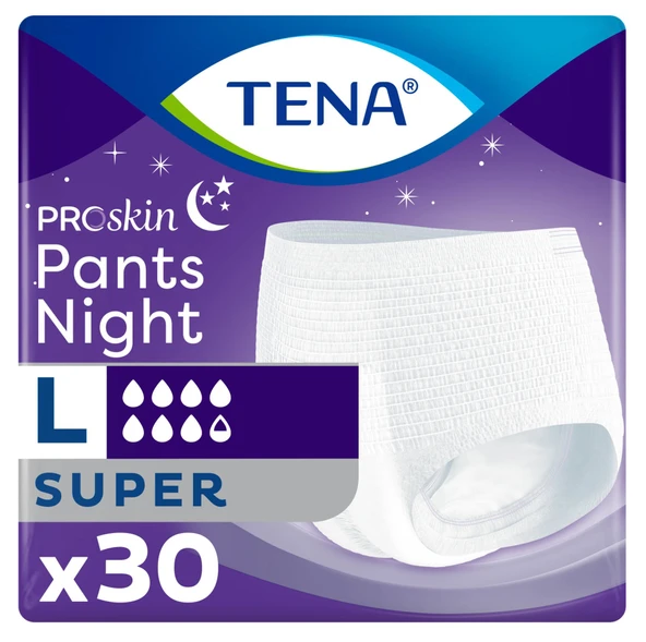 TENA 7,5 DAMLA PANTS NIGHT SUPER LARGE 30 ürün görseli 1