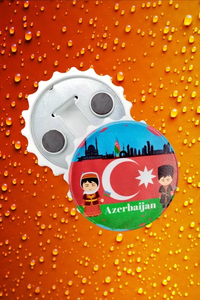 Azerbaycan Temalı Magnet Kapak Açacak - Resim 5