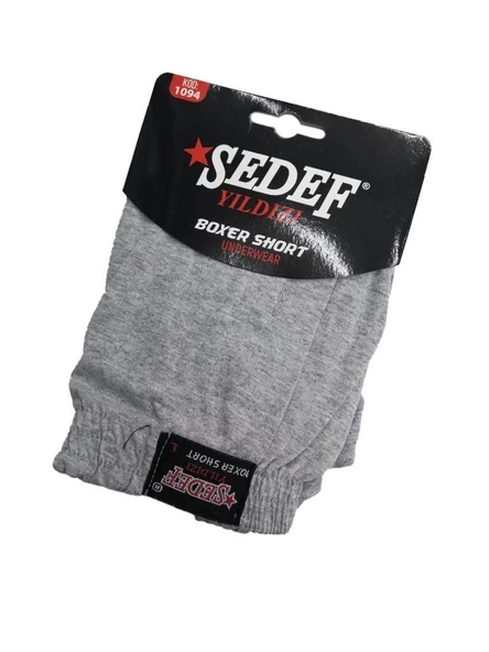 3 Adet Sedef Yıldızı Erkek Penye Boxer Düz Renk Boxer 1094 ürün görseli 1