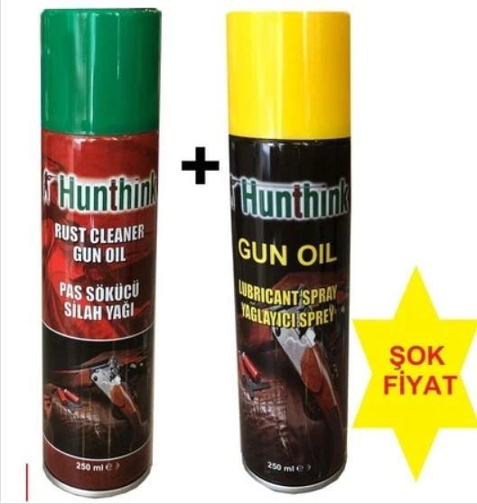 Hunthink Silah Yağı + Pas Sökücü 250 ml ürün görseli 1