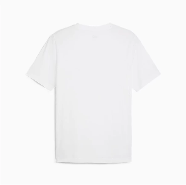 Puma Graphics Tee Beyaz Erkek Tişört - 683209 02 - Resim 5