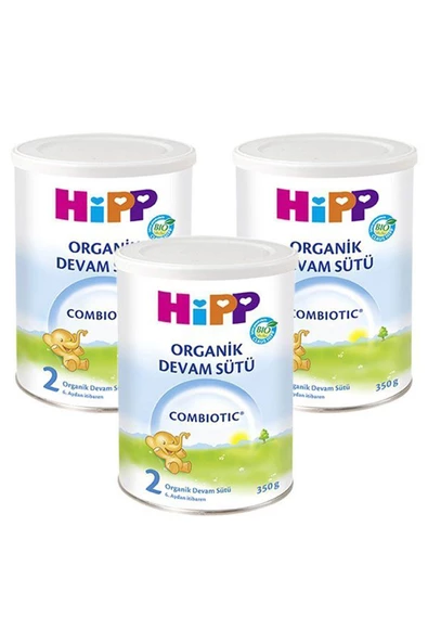 Hipp 2 Organic Combiotic Devam Sütü 350 gr X 3 Adet ürün görseli 1