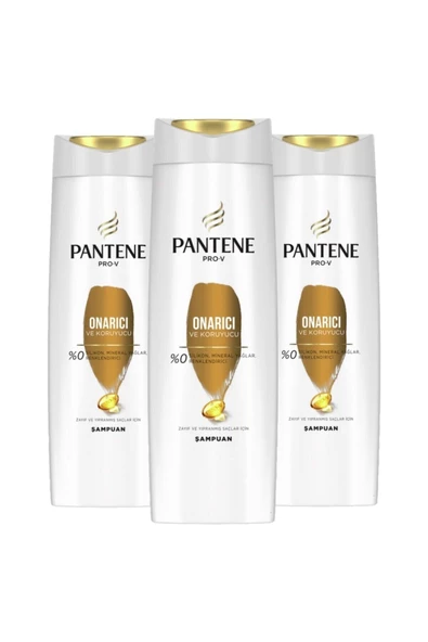 Pantene Şampuan Onarıcı Ve Koruyucu Bakım 400 Ml 3 Adet ürün görseli 1