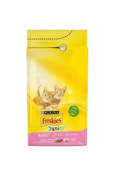 Friskies Purina Tavuklu Ve Sütlü Yavru Kedi Kuru Maması 1,5 Kg ürün görseli 1