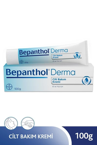Bepanthol Cilt Bakım Kremi 100gr L Tüm Cilt Tiplerine Uygun, El Ve Yüz Için Günlük Bakım ürün görseli 1