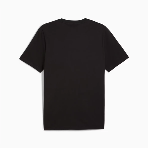 Puma Graphics Tee Siyah Erkek Tişört - 683209 01 - Resim 5